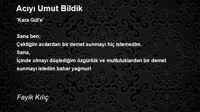 Fayik Kılıç
