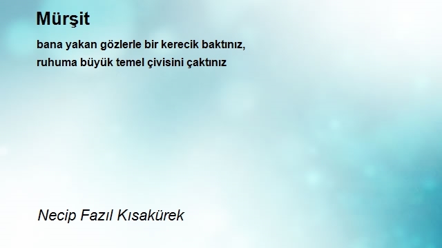 Necip Fazıl Kısakürek