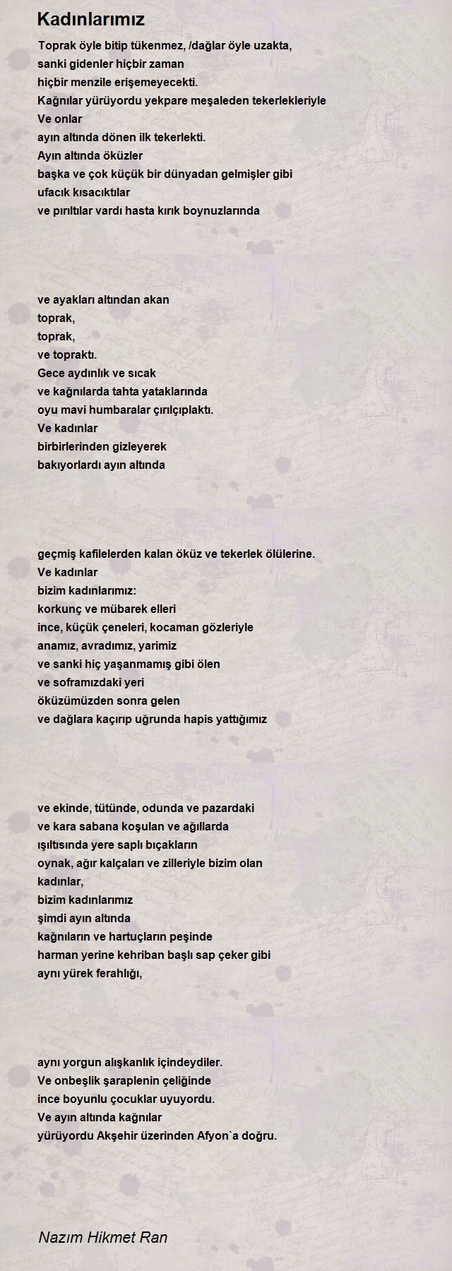 Nazım Hikmet Ran