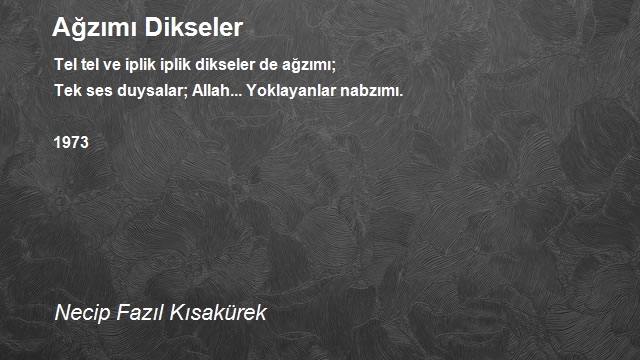 Necip Fazıl Kısakürek