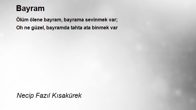 Necip Fazıl Kısakürek