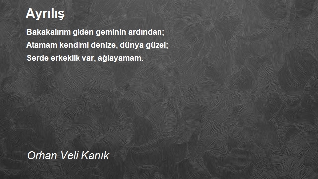 Orhan Veli Kanık