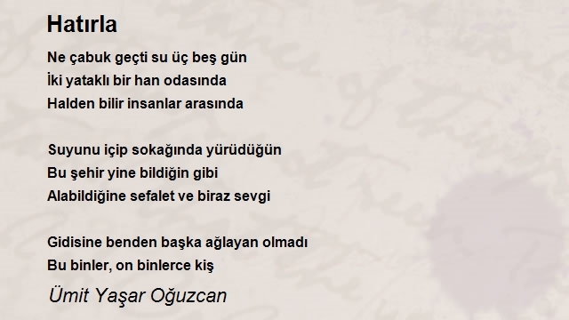 Ümit Yaşar Oğuzcan