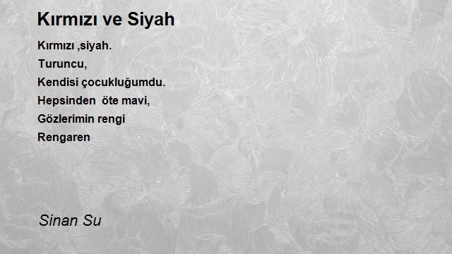 Sinan Su