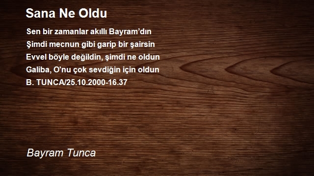 Bayram Tunca