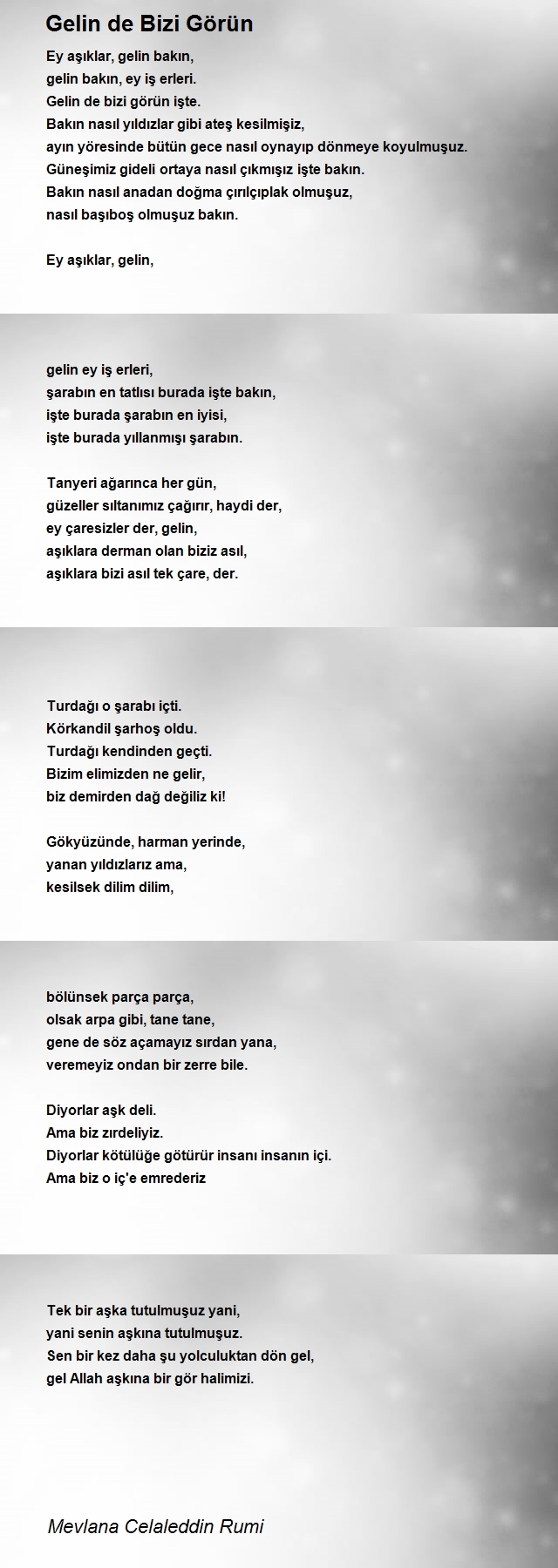 Mevlana Celaleddin Rumi
