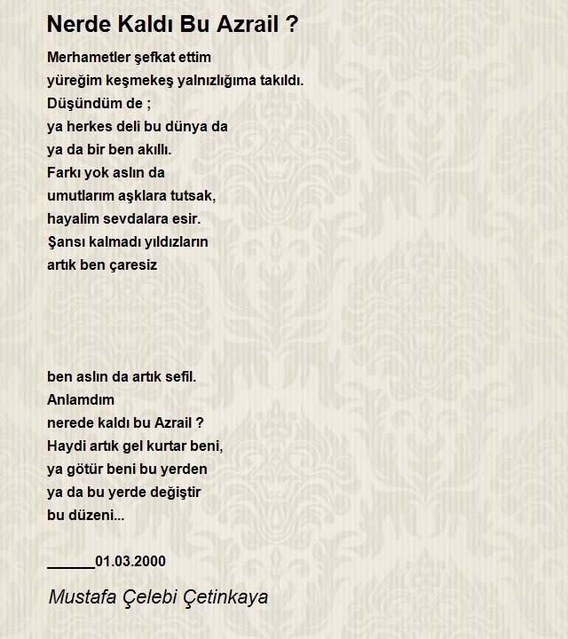 Mustafa Çelebi Çetinkaya