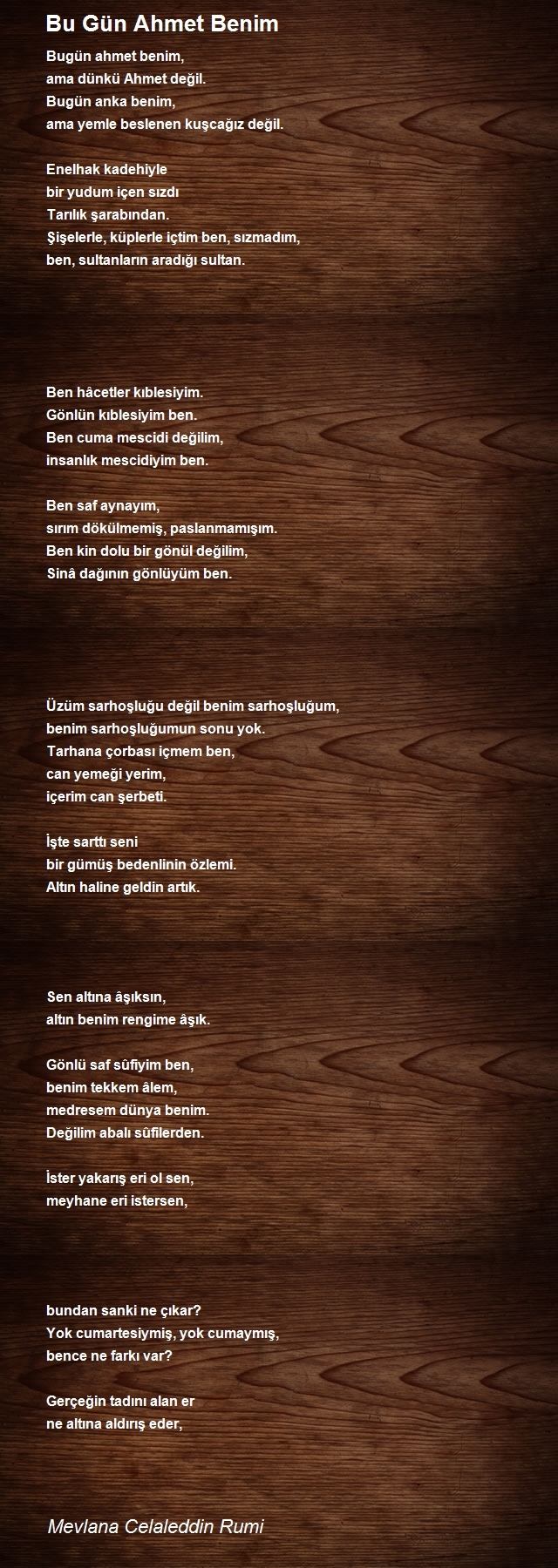Mevlana Celaleddin Rumi