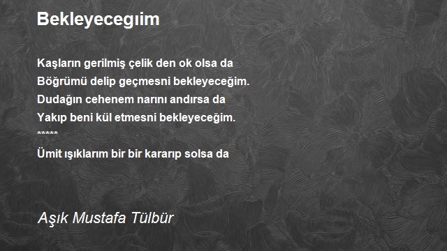 Aşık Mustafa Tülbür