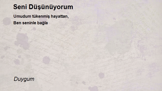 Şair Duygum