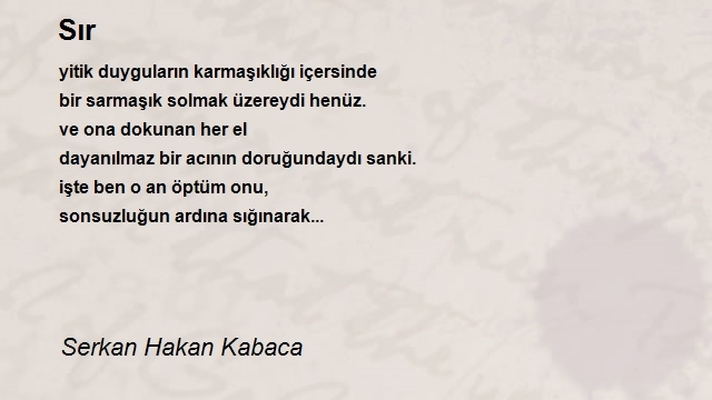 Serkan Hakan Kabaca