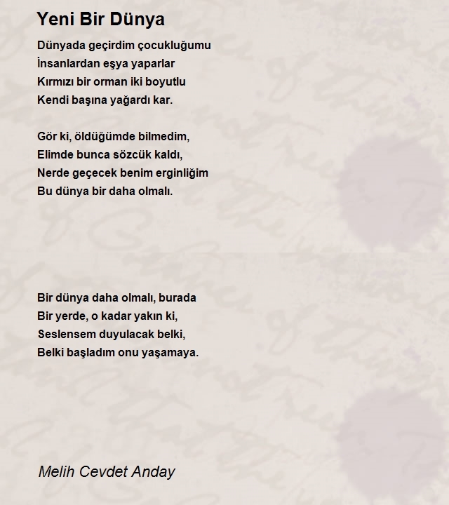 Melih Cevdet Anday