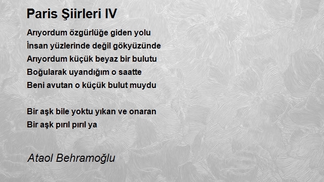 Ataol Behramoğlu