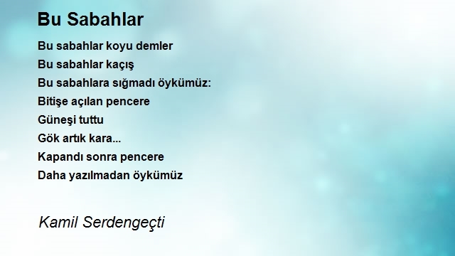 Kamil Serdengeçti
