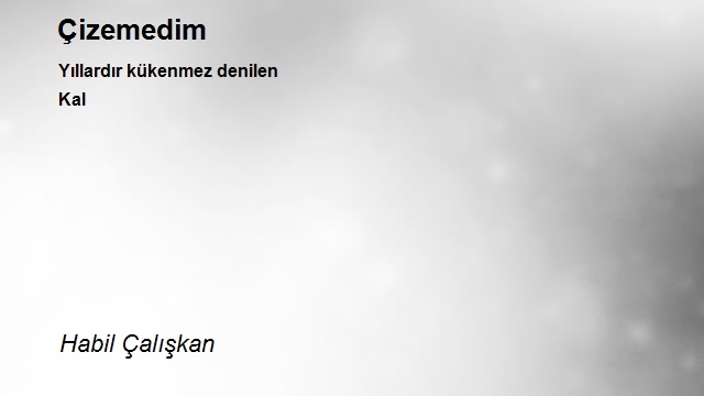 Habil Çalışkan