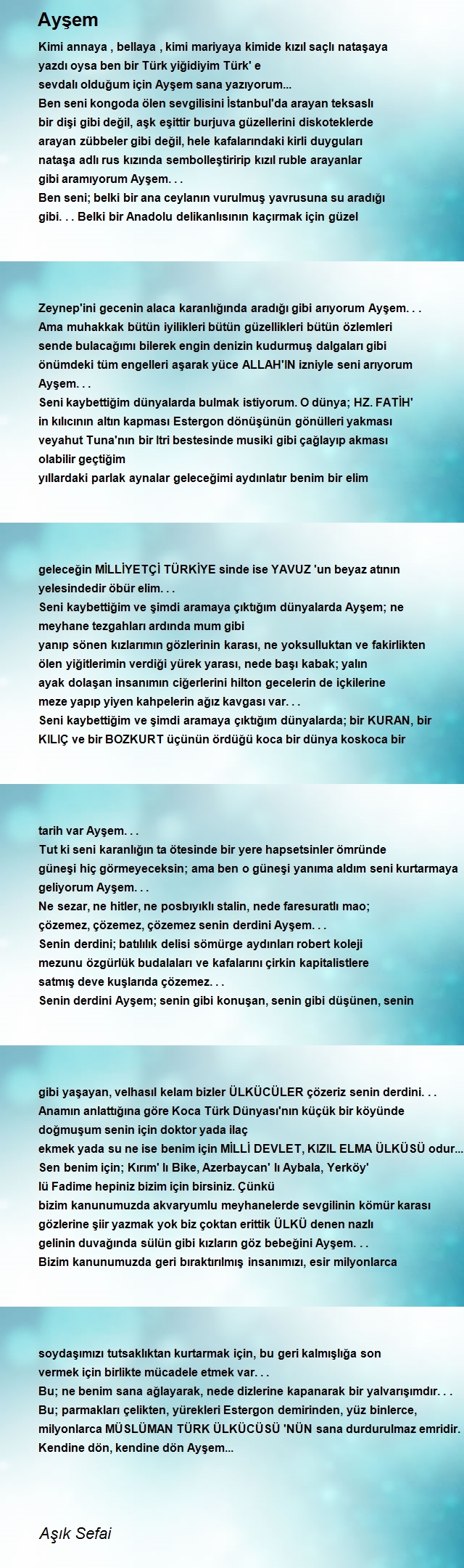 Aşık Sefai