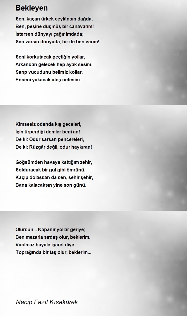 Necip Fazıl Kısakürek