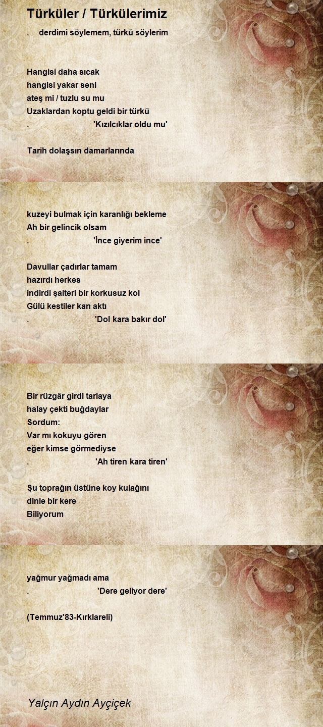 Yalçın Aydın Ayçiçek
