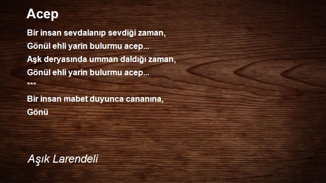 Aşık Larendeli