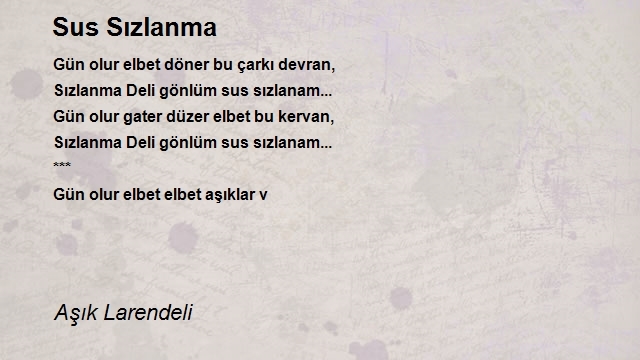 Aşık Larendeli