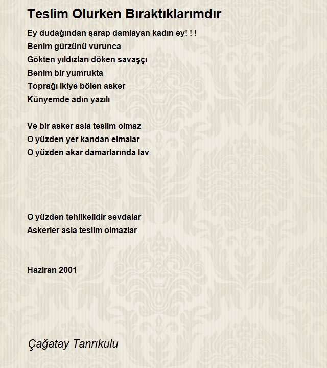 Çağatay Tanrıkulu