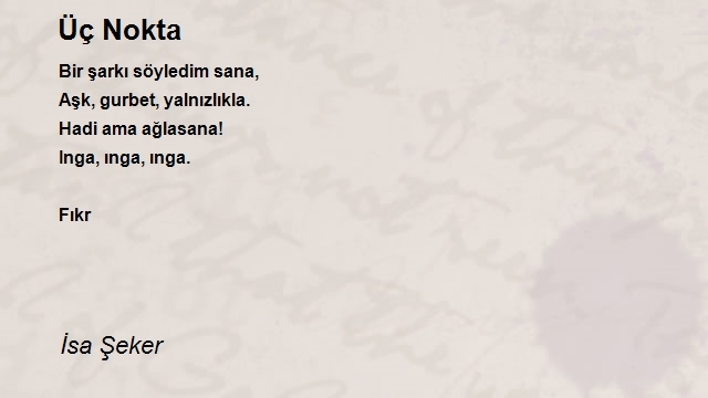 İsa Şeker