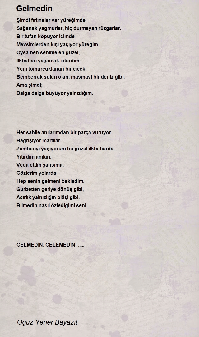Oğuz Yener Bayazıt