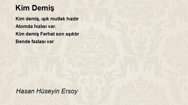 Hasan Hüseyin Ersoy