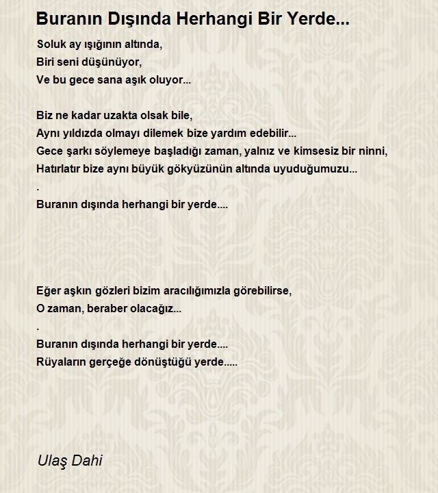 Ulaş Dahi