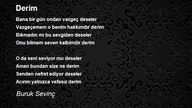 Buruk Sevinç