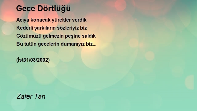 Zafer Tan