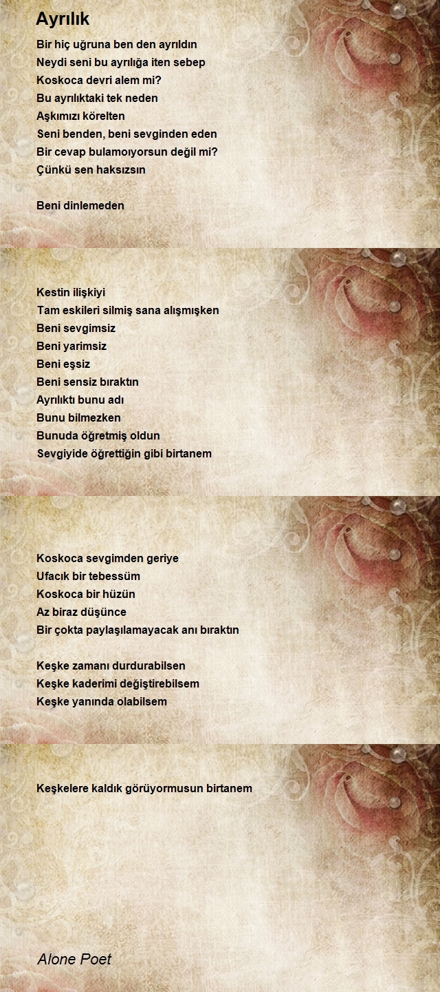 Alone Poet