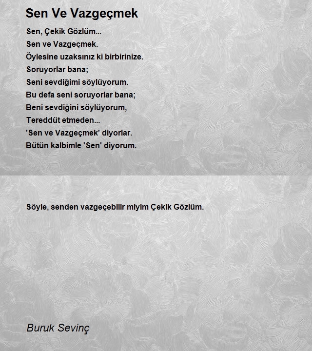 Buruk Sevinç