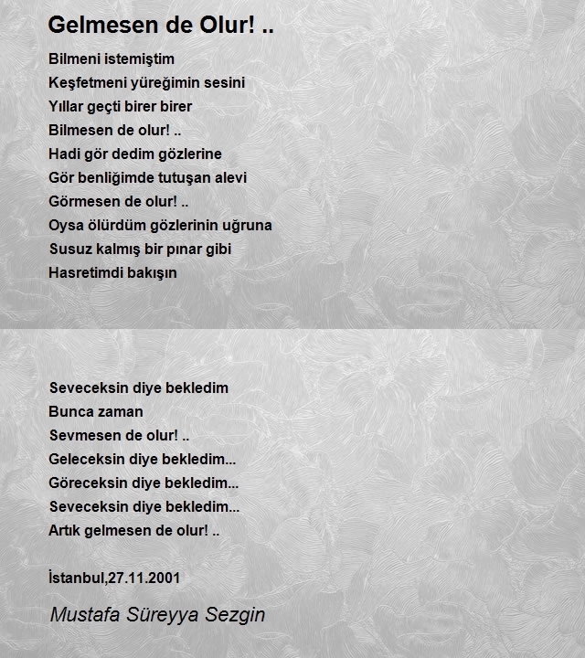 Mustafa Süreyya Sezgin