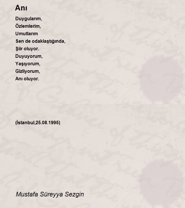 Mustafa Süreyya Sezgin