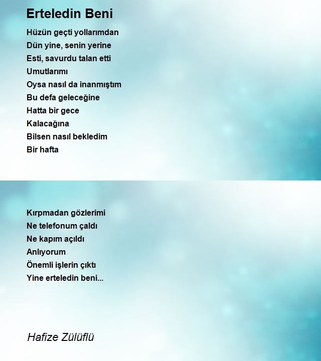 Hafize Zülüflü