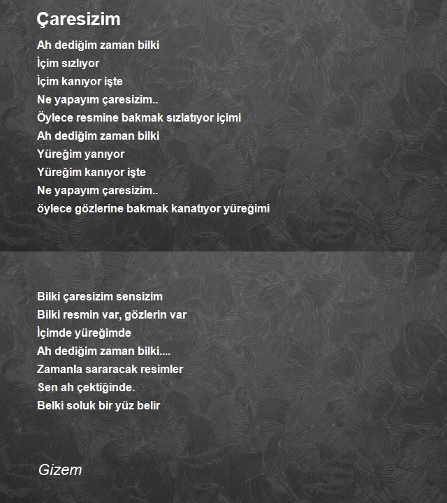 Şair Gizem