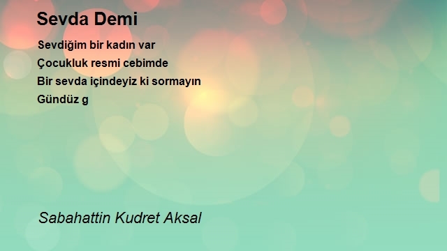 Sabahattin Kudret Aksal