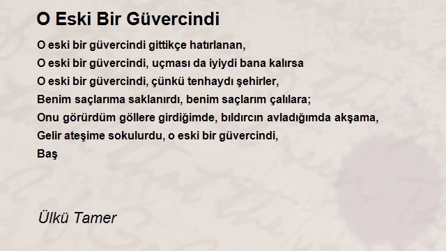 Ülkü Tamer