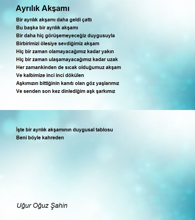 Uğur Oğuz Şahin