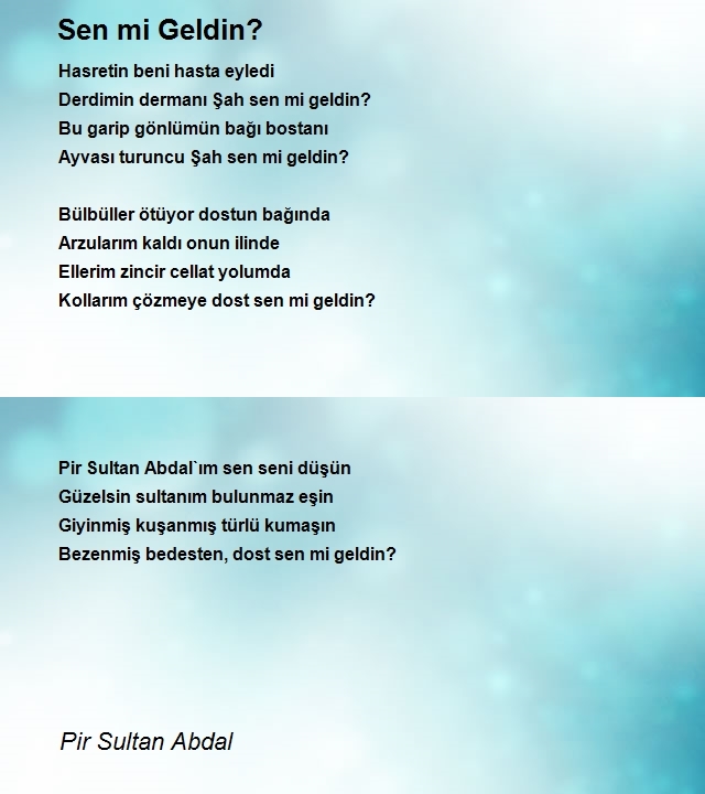 Pir Sultan Abdal