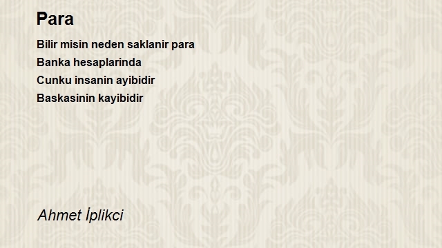 Ahmet İplikci