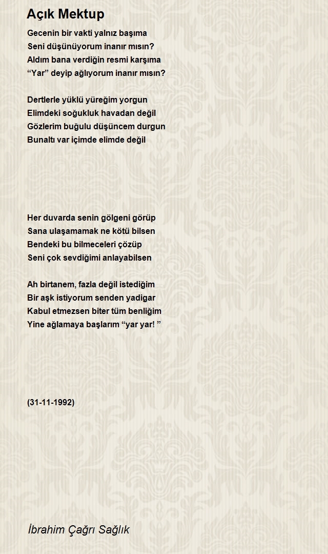 İbrahim Çağrı Sağlık