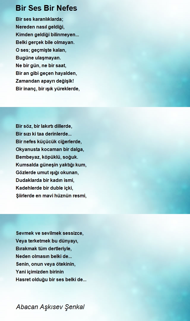 Abacan Aşkısev Şenkal