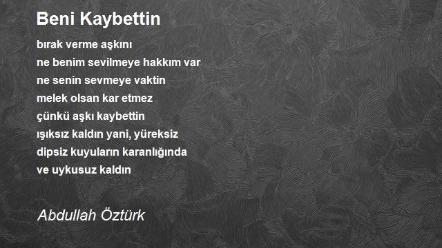 Abdullah Öztürk