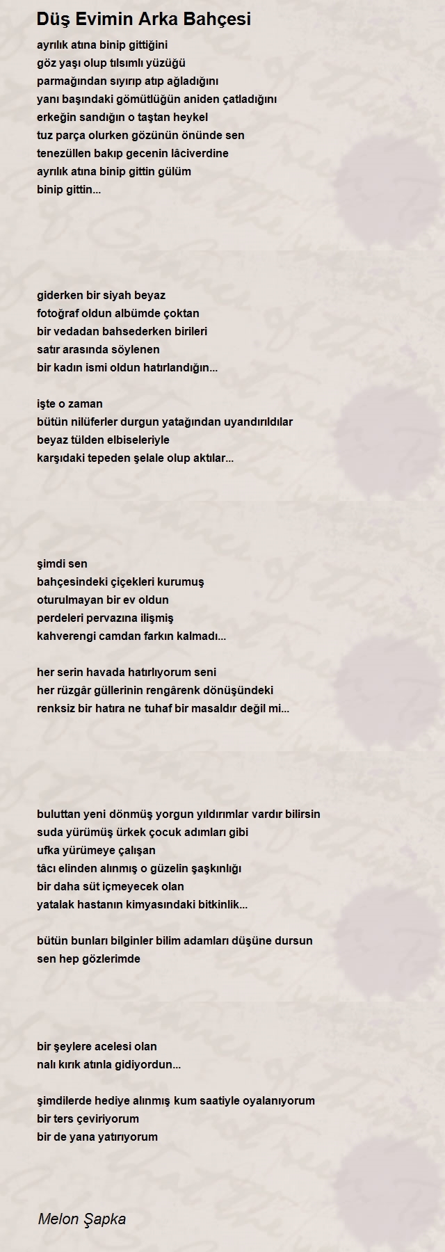 Melon Şapka