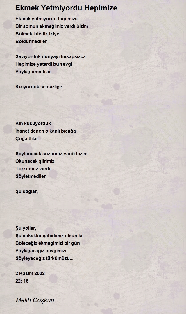 Melih Coşkun