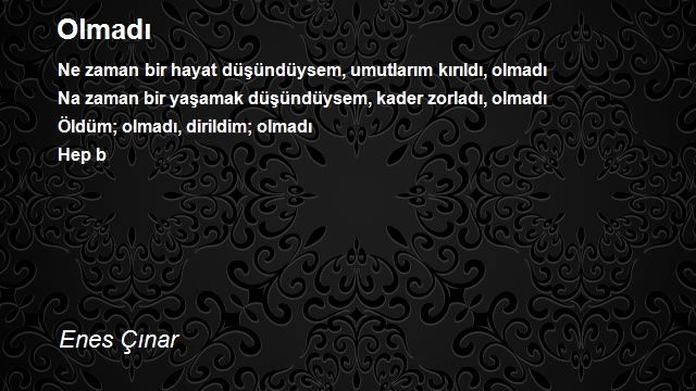 Enes Çınar