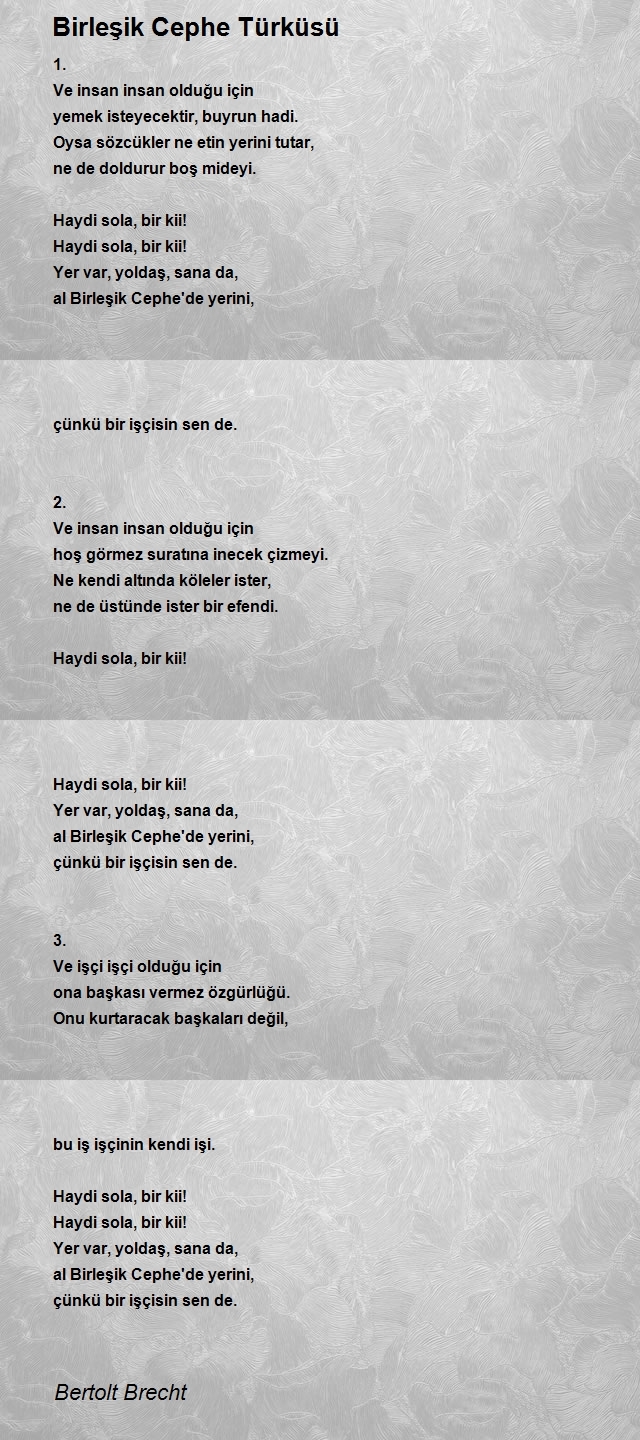 Bertolt Brecht