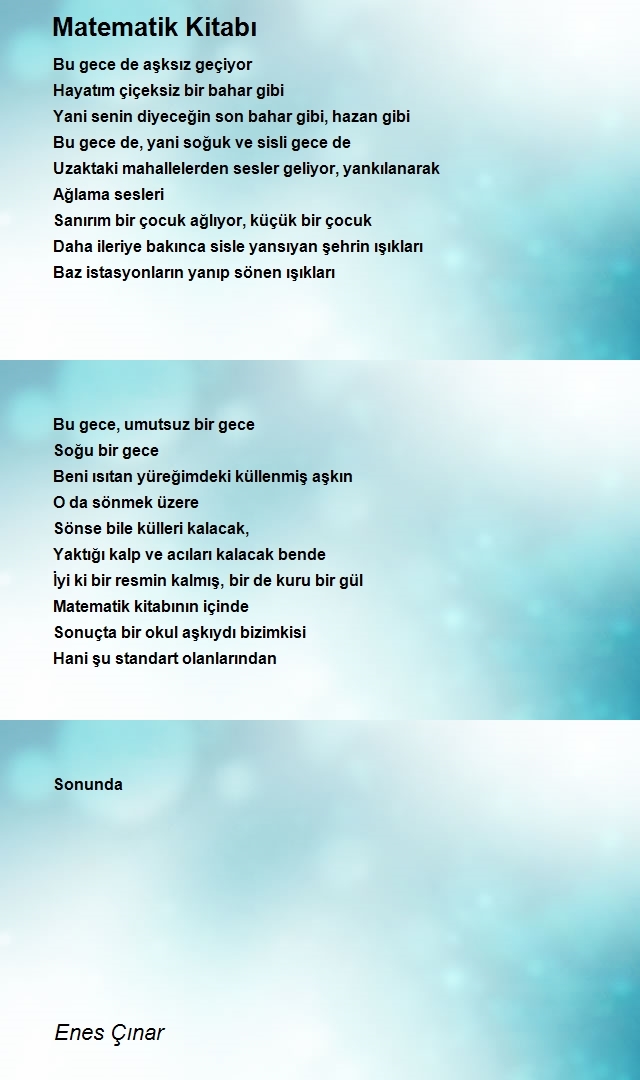 Enes Çınar
